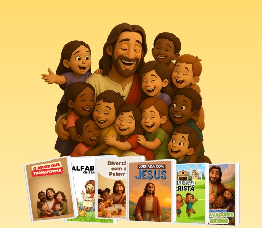 As apostilas do Kit de Atividades Bíblicas